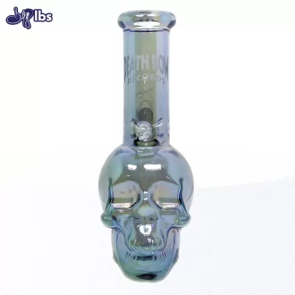 Death Row Records - 8" Assorted Metallic Skull Water Pipe - with 14M Bowl