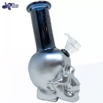 Death Row Records - 6" Skull Bubbler Water Pipe - Spectrum