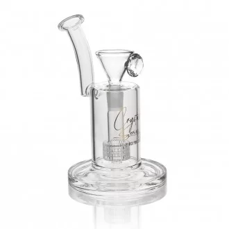 Crystal Series by HPG - 8" Low Profile Down Stem Matrix Perc Water Pipe - [ES2259-BX]