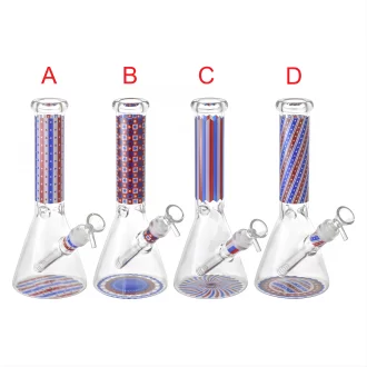 10" USA Flag Edition Beaker Water Pipe - [ES23172]