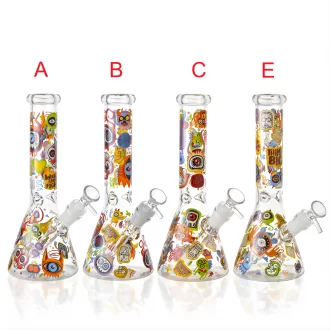 10" Pop Vision Colorful Art Beaker Water Pipe - [ES25107]