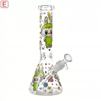 10" Bunny Monster Ice Catcher Beaker Water Pipe - Glow in the Dark [ES25267]