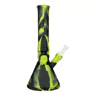 EYCE - 12" Platinum Cured Silicone Body Beaker Water Pipe - [EYBK]