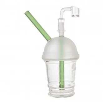 7" Frosted Dome Slush Cup Water Pipe - [HAJ250407]