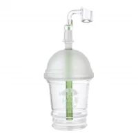 7" Frosted Dome Slush Cup Water Pipe - [HAJ250407]