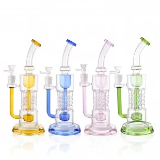 11" Internal Swiss Pillar Showerhead Perc Water Pipe - [HXCP066]