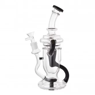 10" Loop Chamber Showerhead Perc Recycler Water Pipe - [HXCP153]