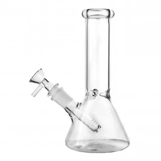 8" 4mm Thickness Beaker Water Pipe - Clear [HXCP940]