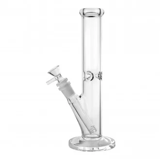 10" 4mm Thickness Straight Tube Water Pipe - Clear [HXCP947]