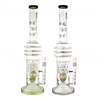 On Point Glass - 22" Multi Chamber Shower Perc Bong