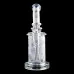 On Point Glass 10-Inch Sand Blasted Art Water Pipe with Shower Perc