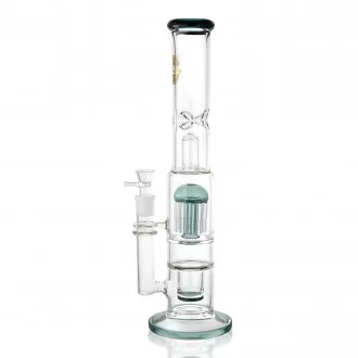 On Point Glass - 16" Tree & HoneyComb Perc Water Pipe - Assorted Colors