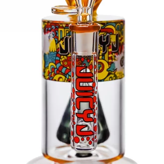 Juicy J - 12" Colorful, Quirky, Foot-Shaped Glass Water Pipe - [JJ-355]