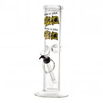 10" Glass on Rubber "420" Decal Art Straight Water Pipes