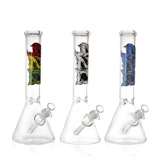 14" USA Made "420" Decal Art Beaker [JO36]