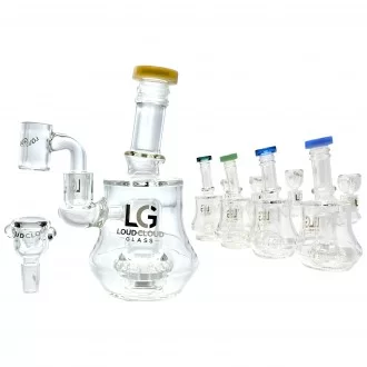 Loud Cloud - 7" Matrix Perc Water Pipe W/ Banger - [SE-125]