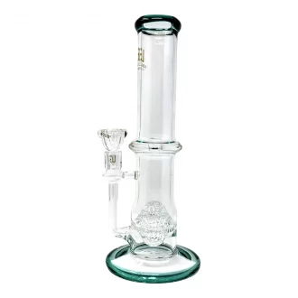 Loud Cloud - 12" Tubular Shape Ice Catcher W/ Apple Perc Water Pipe - [TW-132]