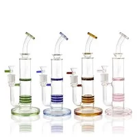 11" Triple Honeycomb & Hurricane Perc Straight Water Pipe - [RG101]