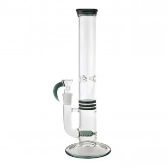 13.5" Triple Honeycomb Inline Perc Water Pipe - [RG111]