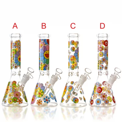 9.5" Bloomin' Daisy Haze Beaker Water Pipe [RG113]