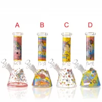 10" Dreamy Delight Unicorn's Kiss Beaker Water Pipe - [RG119]