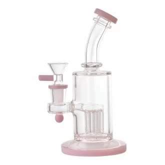 6.5" 6-Arm Tree Perc Cylindrical Water Pipe - [RG120]