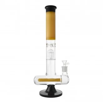 15.5" Tree Perc Straight Tube  Inline Water Pipe - [RG125]
