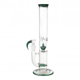 14" Crown & Inline Perc Straight Tube Water Pipe - [RG90]