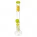 18" AFM Wildstyle Graffiti 9mm Colored Glass Straight Beaker Bong Bundle Water Pipe*