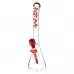 18" AFM Wavy Bent Neck 7mm Colored Lip Glass Beaker Bong Bundle Water Pipe*