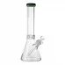 14-inch 9mm thick crystal clear glass beaker water pipe with ice pinch​ spswholesale.com