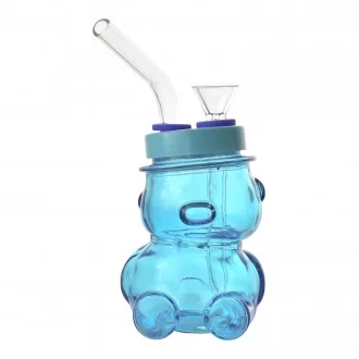 4.5" Winnie Rips Bear Jar Water Pipe - [WCG30-0230]