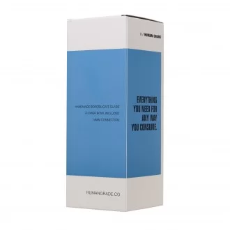 12" Clear Glass Ball Water Pipe