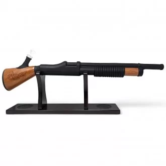 Clover Glass - 27.2" "Don’t Be Caught Unarmed" Gun Shape Water Pipe  - [WPA-402]
