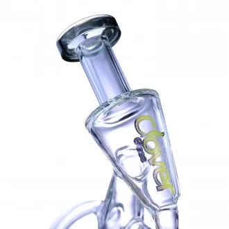 Clover Glass - 12.5" Double Loop Inline Perc Recycler Water Pipe