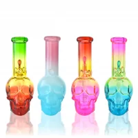 8" Skull Water Pipe - Assorted [WPB1013P]