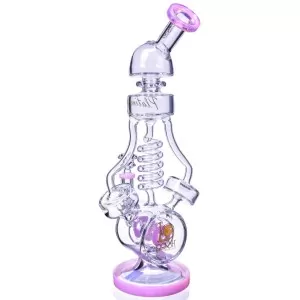 16" Lookah Color Trim Tire Multi Perc Water Pipe - 14F [WPC768]