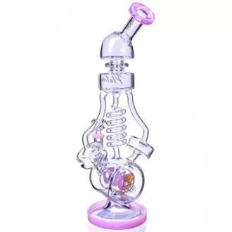 16" Lookah Color Trim Tire Multi Perc Water Pipe - 14F [WPC768]