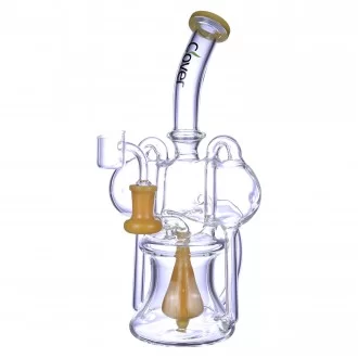 Clover Glass - 10" Twin Chamber Frostdrop Perc Recycler Water Pipe