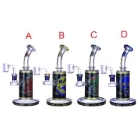 Clover Glass - 8.5" Zombie Face Cylindrical Water Pipe
