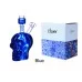 Clover Glass - 7" Glycerin Filled Skull Water Pipe - Spooky Skull Design with Glycerin Cooling
