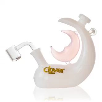 Clover Glass - 5.5" Dreamy Crescent Moon Dab Rig - [WPE-901]