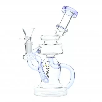 Clover Glass - 7" Morphing Forms Recycler Water Pipe [WPE-95]