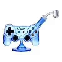 Clover Glass - 5.5" Puff & Play Joystick Water Pipe - [WPE-985]