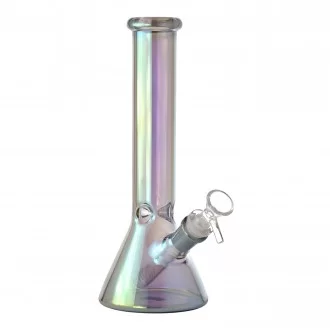 10" Electroplated Beaker Water Pipe - Assorted