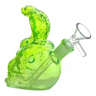 4.5" Skull Snakehead Water Pipe - Assorted