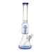 18-inch thick 7mm glass beaker water pipe with 12-arm tree percolator