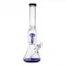 18-inch thick 7mm glass beaker water pipe with 12-arm tree percolator