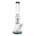 18-inch thick 7mm glass beaker water pipe with 12-arm tree percolator