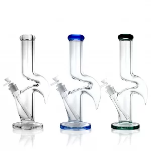 13.5" 9mm Single Kink Zong Water Pipe